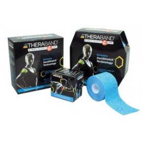 Hygenic/Theraband 12758 Kinesiology Tape, Standard Continuous Roll, 2" x 16.4ft, Blue/ Blue Print, Latex-Free, 6/pk, 24 pk/cs (091300) (US Only)