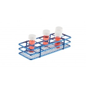 Blue Wire Bijou Bottle Tube Rack, 2 x 6 Array