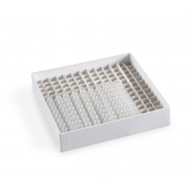 Heathrow Scientific Cryobox, Fits 0.2mL PCR Tubes, White