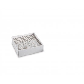 Heathrow Scientific Cryobox, Fits 0.5mL PCR Tubes, White