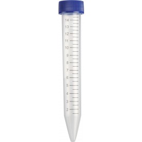 HS4426R Heathrow Scientific 15 mL Centrifuge Tube, Natural, Sterile, Racked