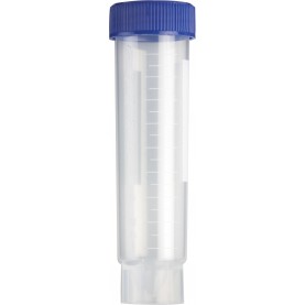 HS4427S Heathrow Scientific 50 mL Centrifuge Tubes, Natural, Sterile, Self-Standing