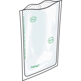 122 200 Interscience BagPage + 2000, Sterile Vertical Filter Bag, 67 oz., 9" W x 14" L (250/case)