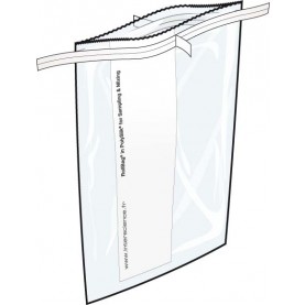 145 040 Interscience RollBag 1300, Sterile Sampling Bag, 43 oz., 6" W x 11" L (500/case)