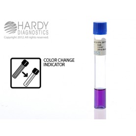 Hardy Diagnostic K49 Liquid Culture Media, NaCl 6.5% Broth w/ Indicator Tube,  365 Day Shelf Life (Pack of 20)