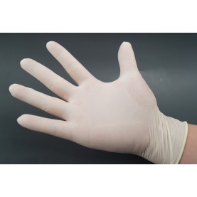 NEST 90506-XL-W Latex Examination Gloves, White, Beaded Cuff, X-Large (1000/case)