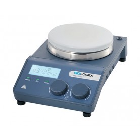 Scilogex MS-H-Pro T LCD Digital Magnetic Hotplate Stirrer with 5.3" Diameter Ceramic Glass Plate Plate, 110V,