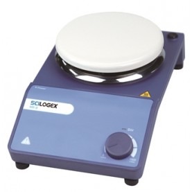 Scilogex MS-S Analog Magnetic Stirrer with 5.3" Diameter Ceramic Coated Steel Plate Plate, 110V