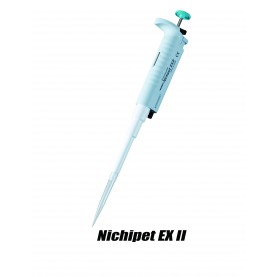 00-NPX2-20Nichiryo Nichipet Ex II  Air Displacement ,Single Channel 100 - 1000 µL Manual Adjustable Volume  Set of 1 Light Blue