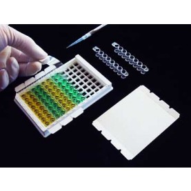 SP-2X8-50 Excel Scientific SealPlate® MiniStrips™ Microplate Sealing Film for ELISA Sealing Film, Polyester, Clear, 50 µm Thick, Not Sterile (Pack of 200)