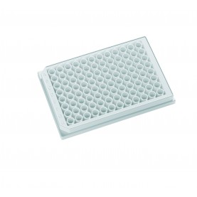 Provair 96 Well Microplate, 350uL, White with Clear Bottom, Tissue Culture Treated. With Lid (Individually Packed)