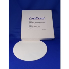 CFP540-110 LabExact Cellulose Filter Paper, 11.0 cm, Grade CFP 540, Quantitative, Hardened, Wet Strength, Ashless (100/Pack)