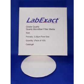 QS810 LabExact Quartz Filter Membrane Sheet, 8 x 10 Inches, Binderless (100/Pack)