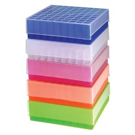 Argos 81 Place Cryobox, Holds 0.5, 1.5, and 2.0mL Tubes, Assorted