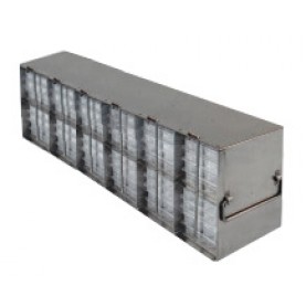Argos Technologies Upright Freezer Rack for 96 - Well  Plates,384 - Well  Plates, Holds 84 Plates w/ Lid, Stainless Steel (1 Rack)