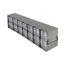 Argos Technologies Upright Freezer Rack for 96 - Well  Plates,384 - Well  Plates, Holds 98 Plates w/ Lid, Stainless Steel (1 Rack)