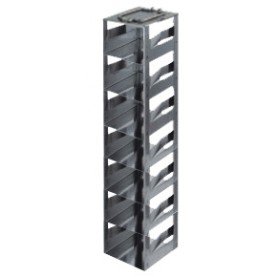 Argos Technologies Chest Freezer Vertical Spring Clip Rack for 3" Cryoboxes, Holds 7 Boxes, Stainless Steel (1 Rack)