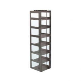 Argos Technologies Chest Freezer Vertical Rack for 3" Cryoboxes, Holds 8 Boxes, Stainless Steel (1 Rack)