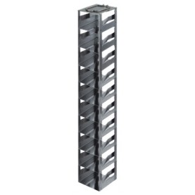 Argos Technologies Chest Freezer Vertical Spring Clip Rack for 3" Cryoboxes, Holds 10 Boxes, Stainless Steel (1 Rack)