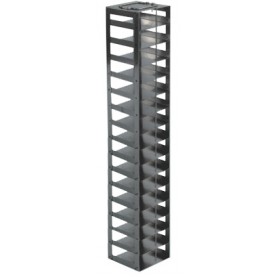 Argos Technologies Chest Freezer Vertical Rack for 25 Place Slide Boxes, Holds 16 Boxes, Stainless Steel (1 Rack)