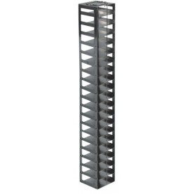 Argos Technologies Chest Freezer Vertical Rack for 25 Place Slide Boxes, Holds 20 Boxes, Stainless Steel (1 Rack)