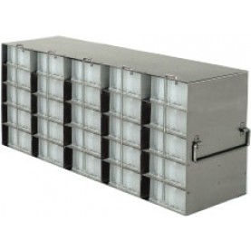 Argos Technologies Upright Freezer Rack for 96 - Well  Plates, Holds 20 Plates, Stainless Steel (1 Rack)