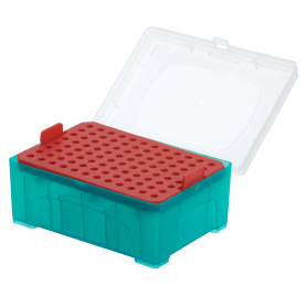 229065 CELLTREAT 10µL/10µL Extended Length Low Retention Filter Pipette Tips, Racked, Red Wafer, Sterile