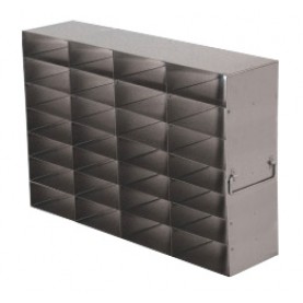 Argos Technologies Upright Freezer Rack for 2" Cryoboxes, Holds 28 Boxes, Stainless Steel, 4 x 7 (1 Rack)