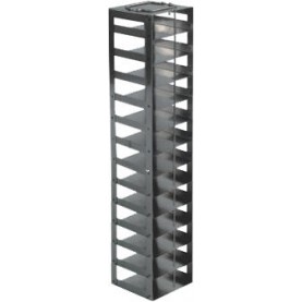 Argos Technologies Mini Vertical Rack for 2" Cryoboxes, Holds 13 Boxes, Stainless Steel (1 Rack)