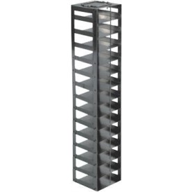 Argos Technologies Mini Vertical Rack for 2" Cryoboxes, Holds 14 Boxes, Stainless Steel (1 Rack)