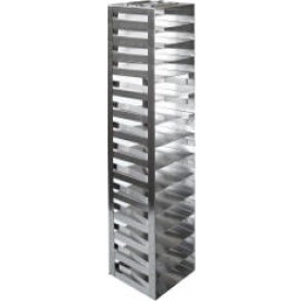Argos Technologies Mini Spring Clip Rack for 2" Cryoboxes, Holds 14 Boxes, Stainless Steel (1 Rack)