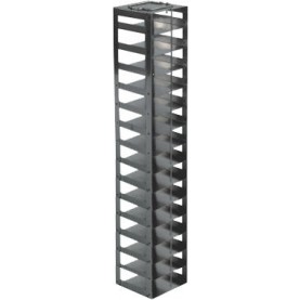 Argos Technologies Mini Vertical Rack for 2" Cryoboxes, Holds 15 Boxes, Stainless Steel (1 Rack)