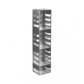Argos Technologies Chest Freezer Aluminum Mini Vertical Rack for 2" Mini Cryoboxes, Holds Boxes, Aluminum (1 Rack)
