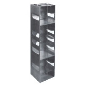 Argos Technologies Chest Freezer Aluminum Mini Vertical Rack for 3" Cryoboxes, Holds 9 Boxes, Aluminum (1 Rack)