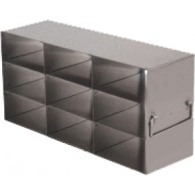 Argos Technologies Upright Freezer Rack for Matrix Boxes, Holds 30 Boxes, Stainless Steel (1 Rack)