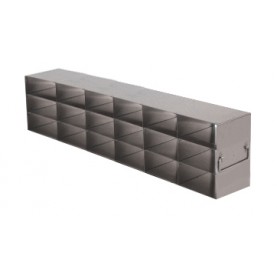 Argos Technologies Upright Freezer Rack for Matrix Boxes, Holds 18 Boxes, Stainless Steel (1 Rack)
