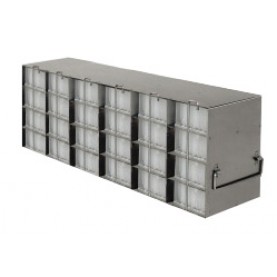 Argos Technologies Upright Freezer Rack for 96 - Well Microtube Boxes, Holds 24 Plates, Stainless Steel (1 Rack)