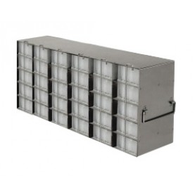 Argos Technologies Upright Freezer Rack for 96 - Well Microtube Boxes, Holds 30 Plates, Stainless Steel (1 Rack)