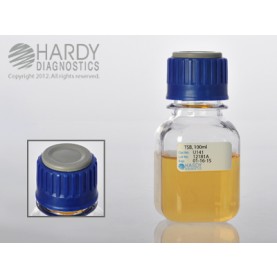 Hardy Diagnostic U141 Liquid Culture Media, TSB Bottle,  100 mL, 180 Day Shelf Life (Pack of 16)