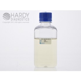 Hardy Diagnostic U143 Liquid Culture Media, Buffer Peptone Water Bottle,  400 mL, 180 Day Shelf Life (Pack of 10)