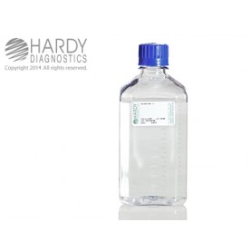 Hardy Diagnostic U157 Liquid Culture Media, Saline Bottle,  1 L, 365 Day Shelf Life (Pack of 10)