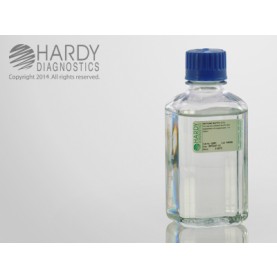 Hardy Diagnostic U201 Liquid Culture Media, Peptone Water 0.1% Bottle,  500 mL, 365 Day Shelf Life (Pack of 10)