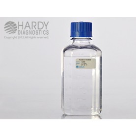 Hardy Diagnostic U215 Liquid Culture Media, Fluid D Bottle,  500 mL, 180 Day Shelf Life (Pack of 10)