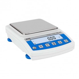 WTC 600 Precision Balance, 600 g Capacity, 0.01 g Readability, 128x128 mm Pan Size, Radwag