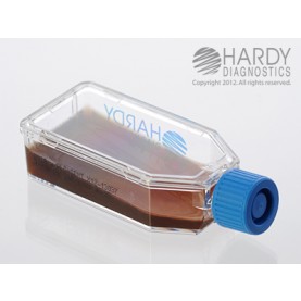 Hardy Diagnostic X12 Broth, BHI Agar w/ Blood Plastic HardyFlask,  120 Day Shelf Life (Pack of 20)