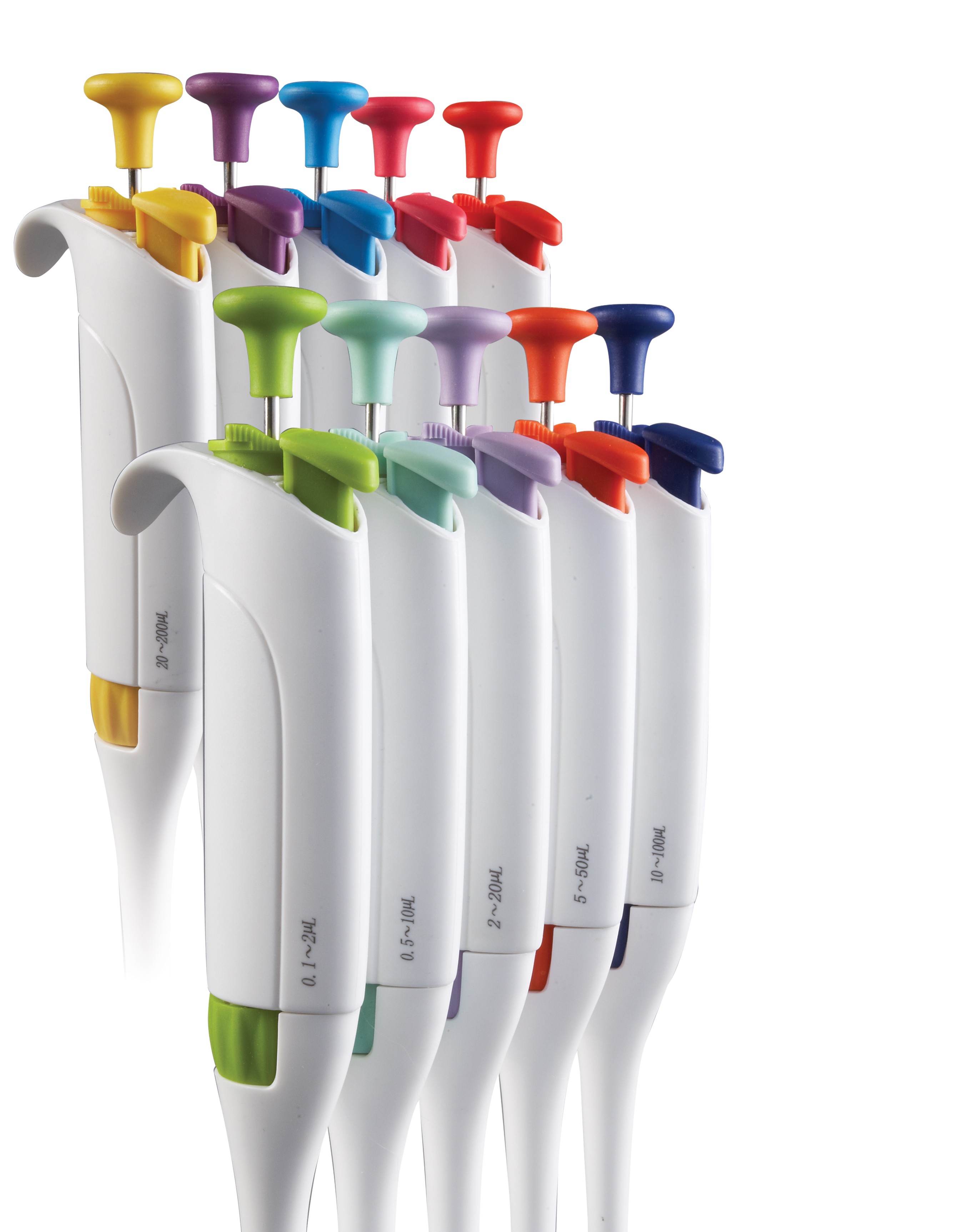 Heathrow Scientific  Air Displacement ,Single Channel 2 - 20 µL Manual Adjustable Volume  Set of 1 Yellow
