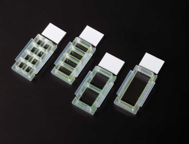 CellTreat 229161 Cell Culture Chamber Slide, 1 Chamber, Glass Slide, Sterile (12 Slides/Case) 