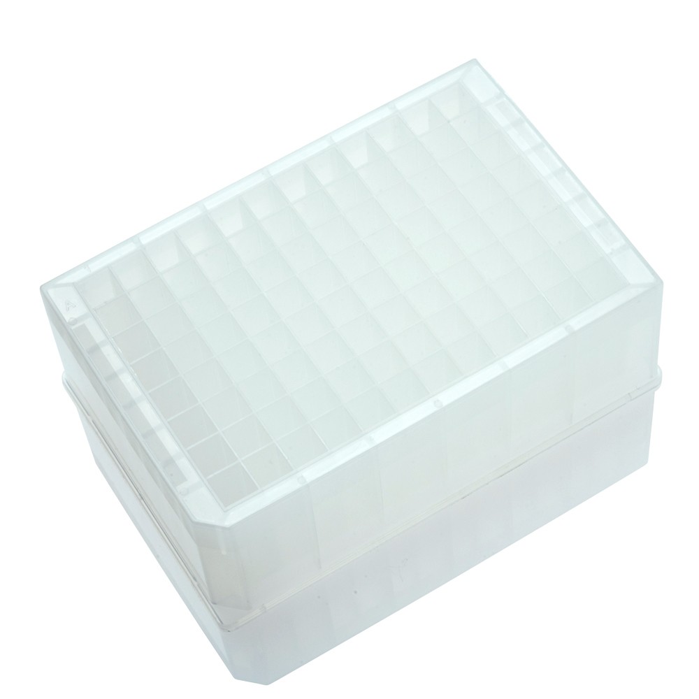 CELLTREAT 96 Well, Deep Well Microplate, Clear. Pyramid Well