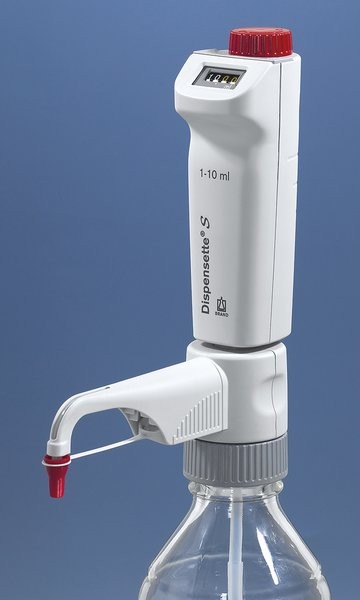 BrandTech 4600340 Dispensette S Bottletop Dispenser, Digital, 1 - 10 mL Adjustable