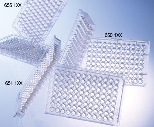 Greiner Bio 96 Well Microplate, Conical Bottom, Clear (10 per Pack/ 100 per Case)